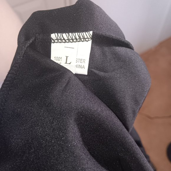 Spring Black Navy Gold Midi Dress  Long Sleeve women - Picture 7 of 7